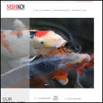 Screen shot of the Japanese Koi Company Ltd website.