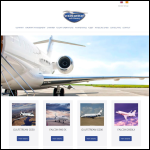 Screen shot of the Executive Airlines Ltd website.