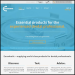 Screen shot of the Eurodontic Ltd website.