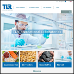 Screen shot of the T.L.R. Ltd website.