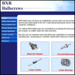 Screen shot of the Bideford Ballscrews Ltd website.
