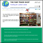 Screen shot of the Fair Trade Shop Ipswich Ltd website.