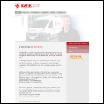 Screen shot of the Kwiklite (Franchising) Ltd website.