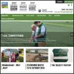 Screen shot of the The Newbury & District Agricultural Society website.