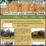 Screen shot of the Treewood Timber Ltd website.