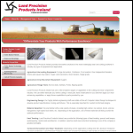 Screen shot of the Lund Precision Reeds Ltd website.