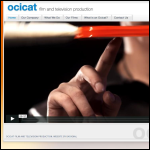 Screen shot of the Ocicat Ltd website.