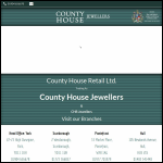 Screen shot of the County House Retail Ltd website.