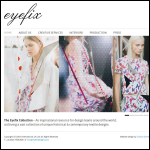 Screen shot of the Eyefix International Ltd website.