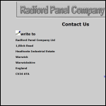 Screen shot of the Radford Road Ltd website.