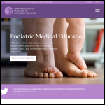 Screen shot of the The Society of Podiatric Medicine website.