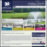 Screen shot of the Mersey Valley Golf & Country Club Ltd website.