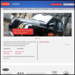 Screen shot of the Computer Cabs Ltd website.