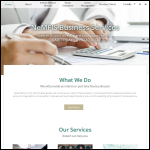 Screen shot of the Nemfis Business Services Ltd website.