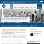 Screen shot of the Harman Kemp North America Ltd website.