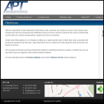 Screen shot of the Apt Ltd website.