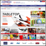 Screen shot of the Express Cleaning Supplies Ltd website.