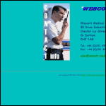 Screen shot of the Wescott Medical Ltd website.