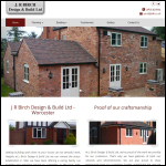 Screen shot of the B J Design & Build Ltd website.