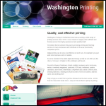 Screen shot of the Washington Printing Ltd website.
