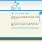 Screen shot of the Claire House Shops Ltd website.
