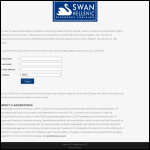 Screen shot of the Swan Leisure (Europe) Ltd website.