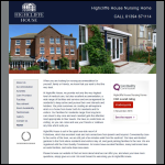 Screen shot of the Highcliffe House Ltd website.