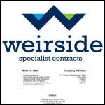 Screen shot of the Westcrete Specialist Contractors Ltd website.