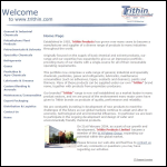 Screen shot of the Trithin Products Ltd website.