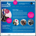 Screen shot of the Bristol Shopmobility website.