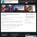 Screen shot of the Offshore Marine Contractors Ltd website.