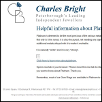 Screen shot of the Charles Bright Ltd website.