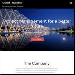 Screen shot of the Gilbert Commercial Properties Ltd website.