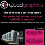 Screen shot of the Quadgraphics Ltd website.
