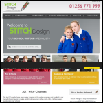 Screen shot of the Stitch Design Ltd website.
