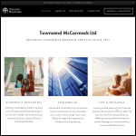 Screen shot of the Townsend Mccormack Ltd website.