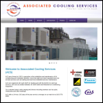 Screen shot of the Associated Cooling Services Ltd website.