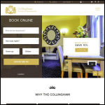 Screen shot of the 26 Collingham Place Ltd website.