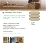 Screen shot of the Compass Timber Company Ltd website.
