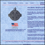 Screen shot of the Liberty Plastics Ltd website.