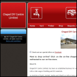Screen shot of the Chapel Diy Centre Ltd website.