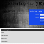Screen shot of the Itochu Logistics (UK) Ltd website.