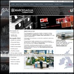 Screen shot of the Marcegaglia (UK) Ltd website.