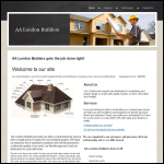 Screen shot of the Aa Builders Ltd website.