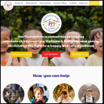 Screen shot of the The Christina Noble Childrens Foundation Ltd website.