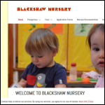 Screen shot of the Blackshaw Nursery website.