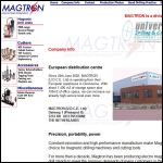 Screen shot of the Magtron Ltd website.