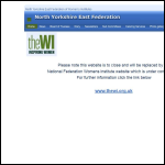 Screen shot of the East Yorkshire Federation of Women's Institutes website.
