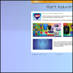 Screen shot of the Hart Industries Ltd website.
