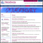 Screen shot of the Headway Norfolk & Waveney Ltd website.